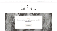 Desktop Screenshot of lafilledela.com